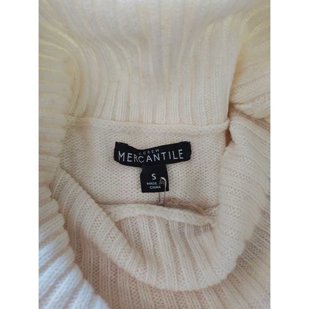 J. Crew Mercantile Cream Sleeveless Sweater, Size Small